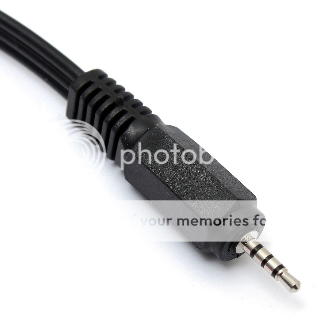 3.5mm AUX Male to 3RCA Female Cable Composite Stereo Audio AV Adapter